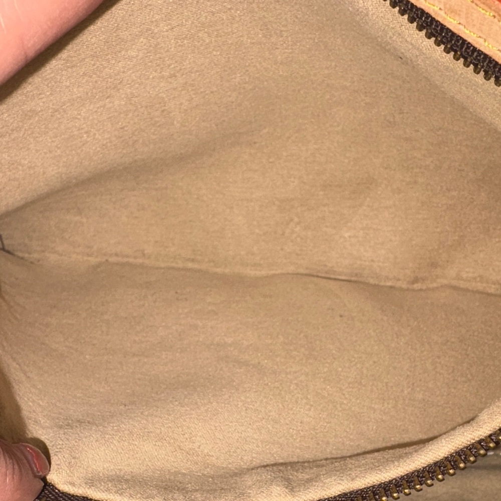 Louis vuitton Monogram Shoulder Bag with Tan Trim and Gold Hardware - Picture 11 of 11